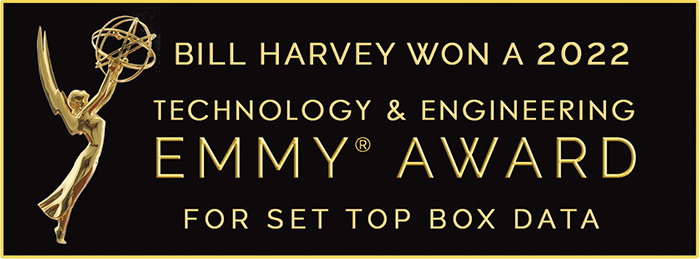 Bill Harvey Won a 2022 Technology and Engineering EMMY Award